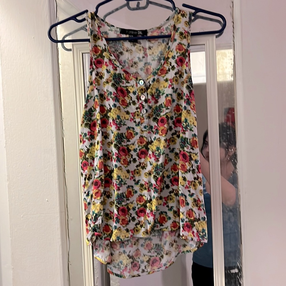 Floral Forever 21 Top